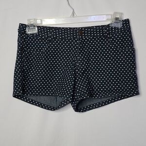 Bench denim blue hearts short shorts sz Medium